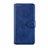 Custodia Portafoglio In Pelle Cover con Supporto L08 per Xiaomi Poco M2 Pro Blu