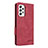 Custodia Portafoglio In Pelle Cover con Supporto L08Z per Samsung Galaxy A53 5G Rosso