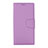 Custodia Portafoglio In Pelle Cover con Supporto L09 per Huawei P20 Pro Viola