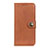 Custodia Portafoglio In Pelle Cover con Supporto L09 per Oppo A32 Arancione
