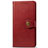 Custodia Portafoglio In Pelle Cover con Supporto L09 per Samsung Galaxy M21s Rosso