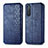 Custodia Portafoglio In Pelle Cover con Supporto L09 per Sony Xperia 5 II Blu