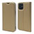 Custodia Portafoglio In Pelle Cover con Supporto L10 per Apple iPhone 12 Oro