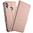 Custodia Portafoglio In Pelle Cover con Supporto L10 per Huawei Honor 10 Lite Oro Rosa