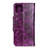 Custodia Portafoglio In Pelle Cover con Supporto L10 per Samsung Galaxy A71 5G Viola
