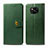 Custodia Portafoglio In Pelle Cover con Supporto L10 per Xiaomi Poco X3 Verde