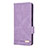 Custodia Portafoglio In Pelle Cover con Supporto L10Z per Samsung Galaxy M32 5G Viola