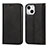 Custodia Portafoglio In Pelle Cover con Supporto L11 per Apple iPhone 14 Nero