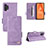 Custodia Portafoglio In Pelle Cover con Supporto L11Z per Samsung Galaxy A32 5G Viola