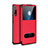 Custodia Portafoglio In Pelle Cover con Supporto L12 per Huawei Y8p Rosso