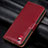 Custodia Portafoglio In Pelle Cover con Supporto L12 per Samsung Galaxy M21s Rosso Rosa