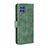 Custodia Portafoglio In Pelle Cover con Supporto L12Z per Samsung Galaxy M32 4G Verde