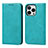 Custodia Portafoglio In Pelle Cover con Supporto L14 per Apple iPhone 13 Pro Cielo Blu