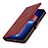 Custodia Portafoglio In Pelle Cover con Supporto L15 per Apple iPhone 13 Rosso