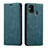 Custodia Portafoglio In Pelle Cover con Supporto L15 per Samsung Galaxy M21s Verde