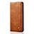 Custodia Portafoglio In Pelle Cover con Supporto L18 per Huawei Honor 30S Arancione