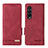 Custodia Portafoglio In Pelle Cover con Supporto L18Z per Samsung Galaxy Z Fold3 5G Rosso