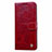 Custodia Portafoglio In Pelle Cover con Supporto L22 per Samsung Galaxy A41 Rosso