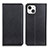 Custodia Portafoglio In Pelle Cover con Supporto L25 per Apple iPhone 13 Mini Nero