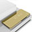 Custodia Portafoglio In Pelle Cover con Supporto Laterale Specchio Cover L01 per LG K61 Oro