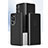 Custodia Portafoglio In Pelle Cover con Supporto Laterale Specchio Cover L01 per Oppo Find N 5G
