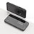 Custodia Portafoglio In Pelle Cover con Supporto Laterale Specchio Cover L02 per Apple iPhone Xs Nero