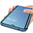 Custodia Portafoglio In Pelle Cover con Supporto Laterale Specchio Cover L02 per Samsung Galaxy S10