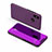 Custodia Portafoglio In Pelle Cover con Supporto Laterale Specchio Cover L02 per Xiaomi Mi Max 3 Viola