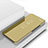 Custodia Portafoglio In Pelle Cover con Supporto Laterale Specchio Cover M01 per Oppo Ace2 Oro