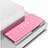 Custodia Portafoglio In Pelle Cover con Supporto Laterale Specchio Cover M01 per Oppo RX17 Pro Oro Rosa