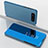 Custodia Portafoglio In Pelle Cover con Supporto Laterale Specchio Cover M01 per Samsung Galaxy A80