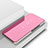 Custodia Portafoglio In Pelle Cover con Supporto Laterale Specchio Cover M01 per Samsung Galaxy Note 10 Plus 5G Oro Rosa