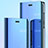 Custodia Portafoglio In Pelle Cover con Supporto Laterale Specchio Cover per Huawei Enjoy 9s