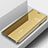 Custodia Portafoglio In Pelle Cover con Supporto Laterale Specchio Cover per OnePlus 7 Pro Oro