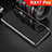 Custodia Portafoglio In Pelle Cover con Supporto Laterale Specchio Cover per Oppo RX17 Pro Nero