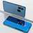 Custodia Portafoglio In Pelle Cover con Supporto Laterale Specchio Cover per Samsung Galaxy A60