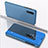 Custodia Portafoglio In Pelle Cover con Supporto Laterale Specchio Cover per Samsung Galaxy M10