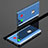 Custodia Portafoglio In Pelle Cover con Supporto Laterale Specchio Cover per Xiaomi CC9e Blu