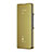 Custodia Portafoglio In Pelle Cover con Supporto Laterale Specchio Cover ZL2 per Samsung Galaxy Z Fold4 5G Oro