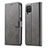 Custodia Portafoglio In Pelle Cover con Supporto LC1 per Samsung Galaxy M33 5G Grigio