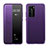 Custodia Portafoglio In Pelle Cover con Supporto LF1 per Huawei P40 Pro Viola