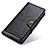 Custodia Portafoglio In Pelle Cover con Supporto M01L per Motorola Moto Edge 30 Pro 5G Nero