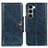 Custodia Portafoglio In Pelle Cover con Supporto M01L per Motorola Moto Edge S30 5G Blu