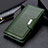 Custodia Portafoglio In Pelle Cover con Supporto M01L per Motorola Moto G20 Verde