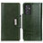 Custodia Portafoglio In Pelle Cover con Supporto M01L per Samsung Galaxy A05s Verde
