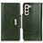 Custodia Portafoglio In Pelle Cover con Supporto M01L per Samsung Galaxy S21 Plus 5G Verde