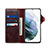 Custodia Portafoglio In Pelle Cover con Supporto M01T per Samsung Galaxy S21 FE 5G