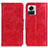 Custodia Portafoglio In Pelle Cover con Supporto M02L per Motorola Moto Edge X30 Pro 5G Rosso