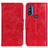 Custodia Portafoglio In Pelle Cover con Supporto M02L per Motorola Moto G Pure Rosso