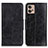 Custodia Portafoglio In Pelle Cover con Supporto M02L per Motorola Moto G32 Nero